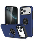 Dual Layer Case with Magnetic Ring for iPhone 17 Pro Max / 18 Pro Max — Navy