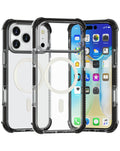 TPU Mesh Sport Case with Wireless Charging for iPhone 17 Pro Max / 18 Pro Max — Black