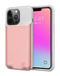 Portable Protective Charging Case with Kickstand for iPhone 11 Pro Max — 5,200mAh, Rose Gold