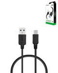 Esoulk USB-A to USB-C Round Charging Cable — 15W, 5 ft, Black