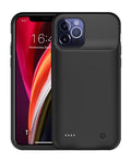 Portable Protective Charging Case for iPhone 12 Pro Max — 4,500mAh, Black