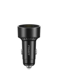 PISEN Quick 60W Car Charger — 2 USB-C + USB-A