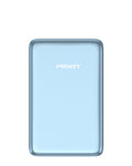 PISEN SleekVolt Wireless Power Bank — 5,000mAh, 20W, Blue