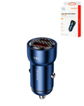 Toocki USB-C + USB-A Car Charger — 48W, Blue
