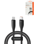 Toocki USB-C to Lightning Fast Charging Cable — 27W, 6 ft, Black