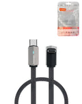 Toocki Car Series USB-C to USB-C Thick Braided Fast Charging Cable — 60W, 3 ft, Gray