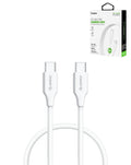 Esoulk USB-C to USB-C Fast Charging Cable — 60W, 5 ft, White