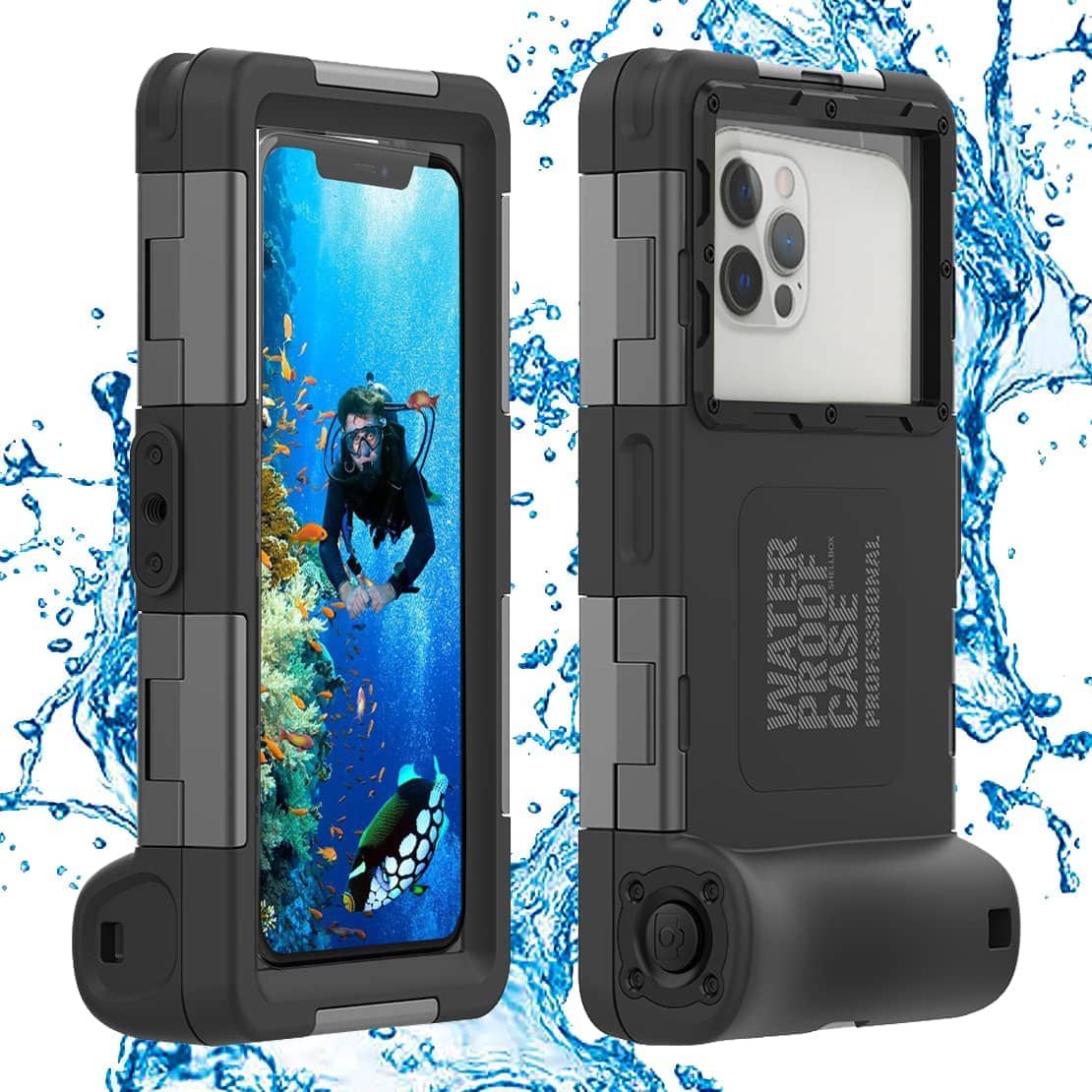 Shellbox 15 m Waterproof Diving Case for iPhone / Samsung — QSK-2