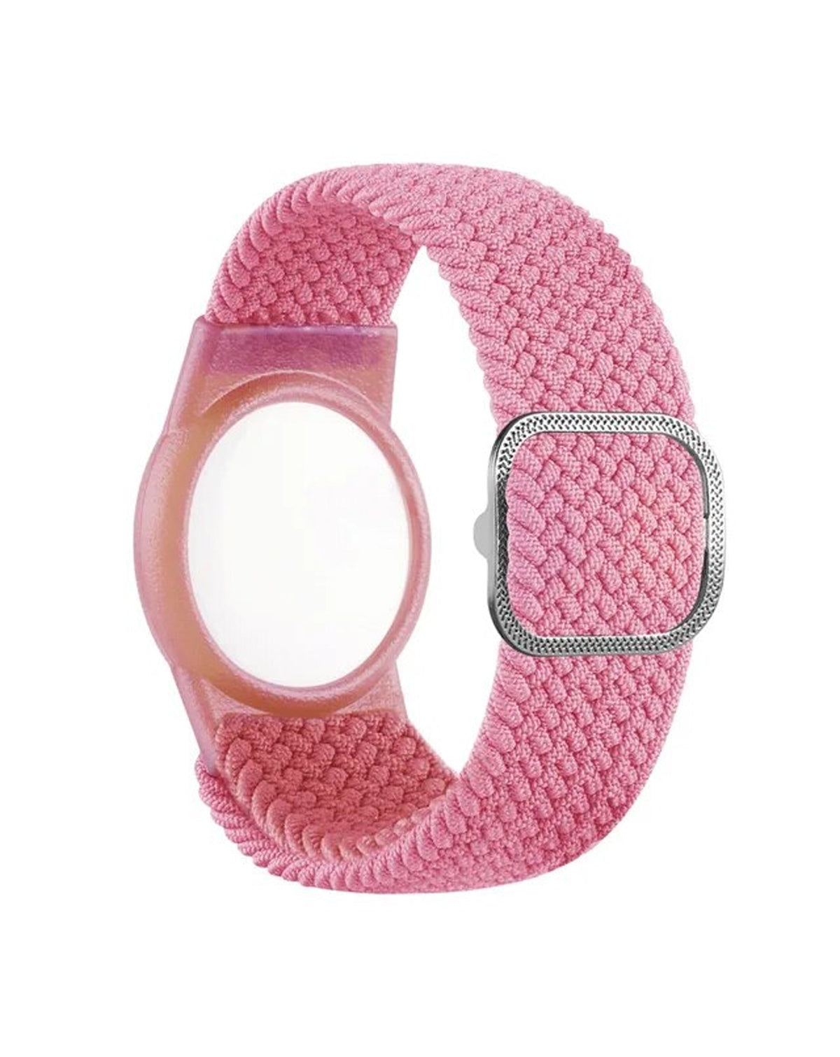 AirTag Wristband Nylon Watch Band — Pink