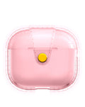 Soft Silicone Transparent Case for AirPods 1/2 — Pink