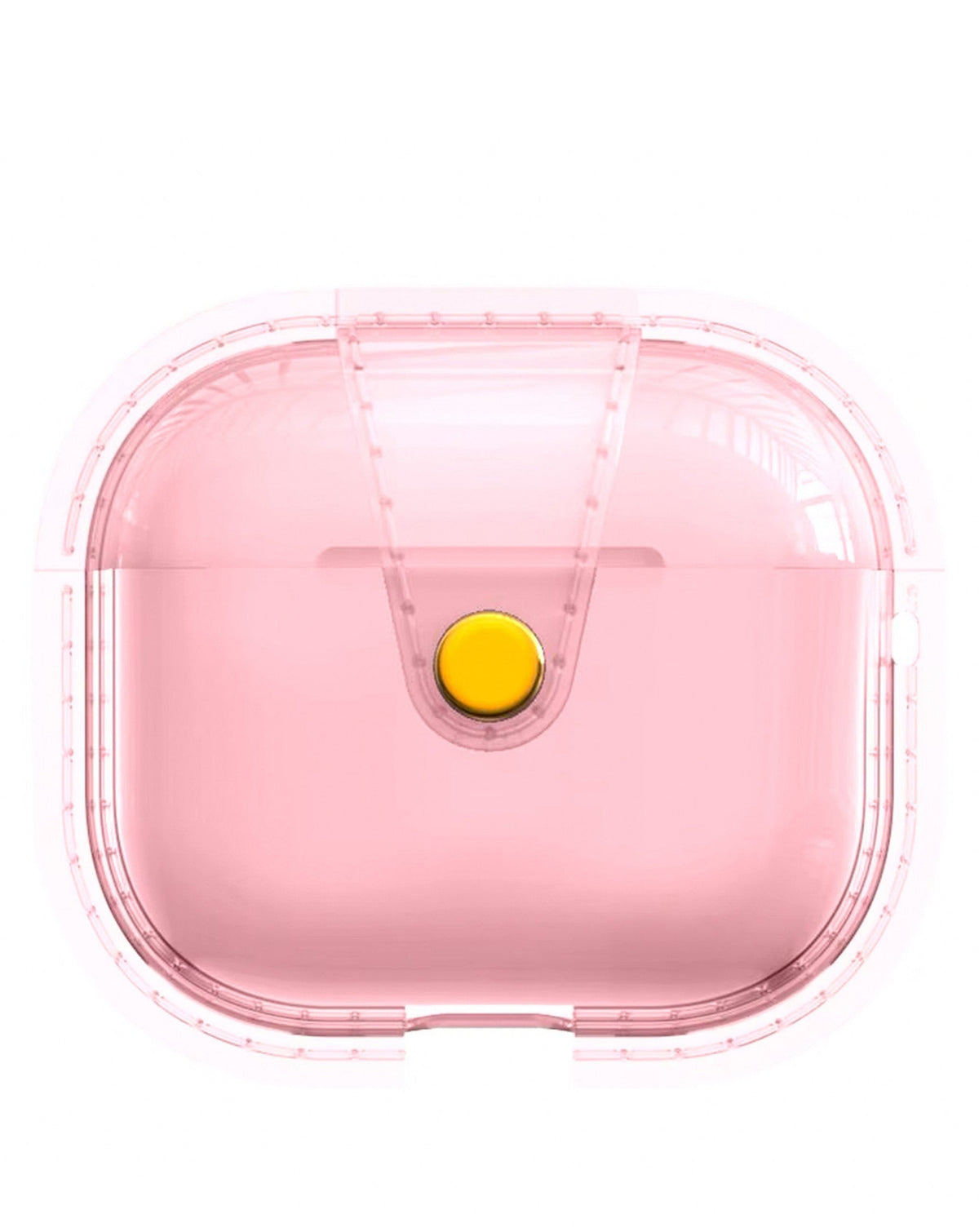 Soft Silicone Transparent Case for AirPods 1/2 — Pink