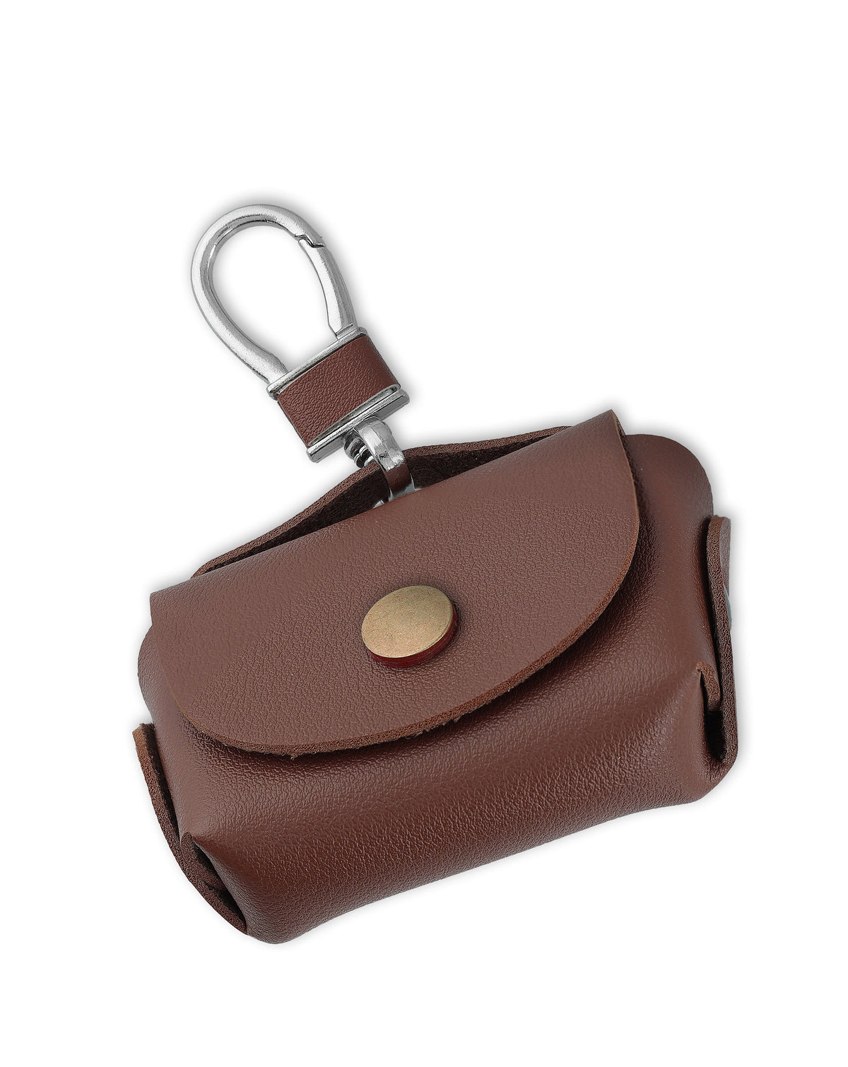 Universal AirPods Leather Case — Dark Brown