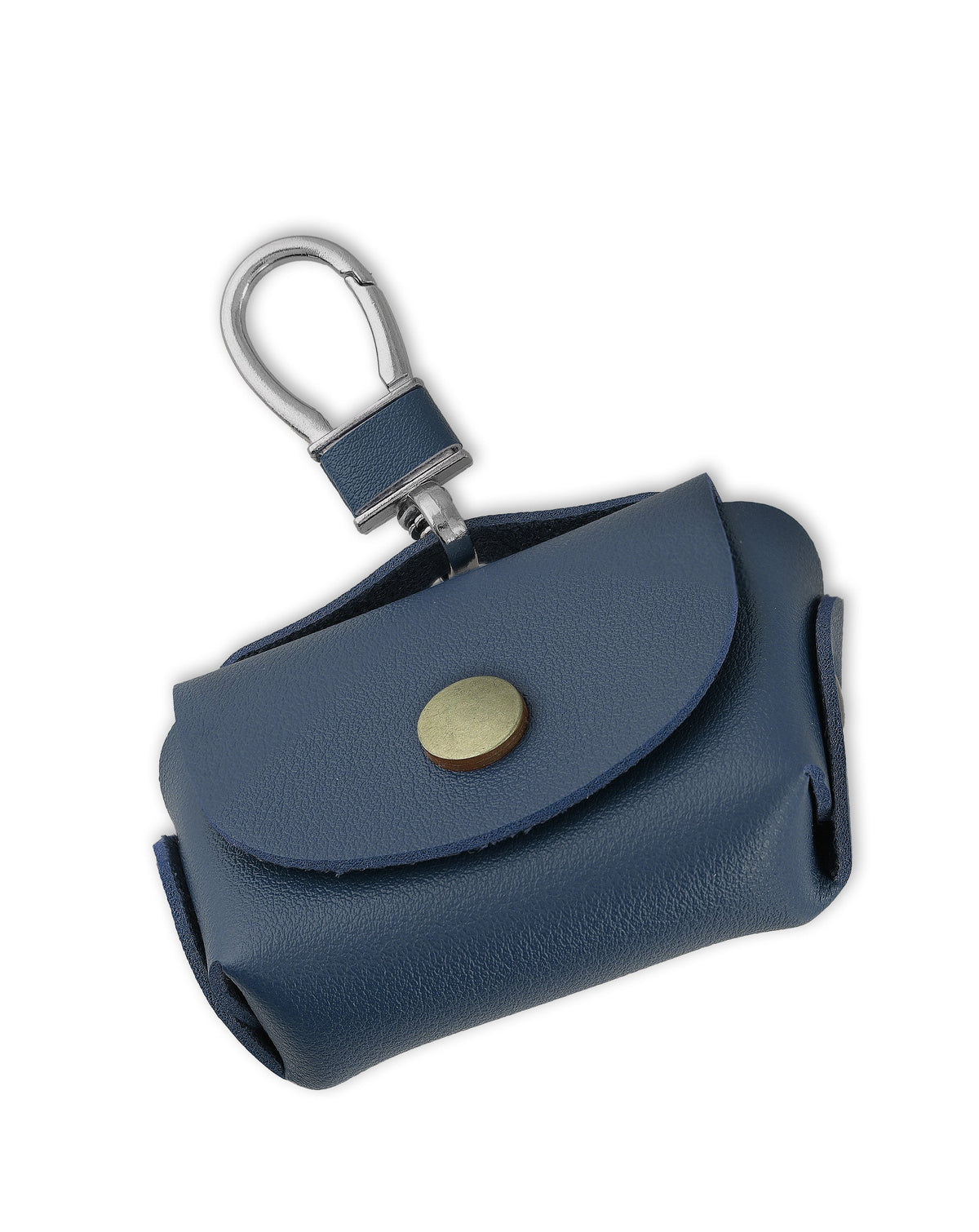 Universal AirPods Leather Case — Navy Blue
