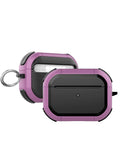 AirPods Pro 3 Rugged Armor with Keychain Case — Pink