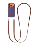 Crossbody Phone Lanyard with Adjustable Neck Strap — 3.6 ft, Burgundy