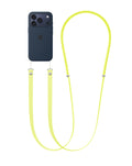 Crossbody Phone Lanyard with Adjustable Neck Strap — 3.6 ft, Lime Green