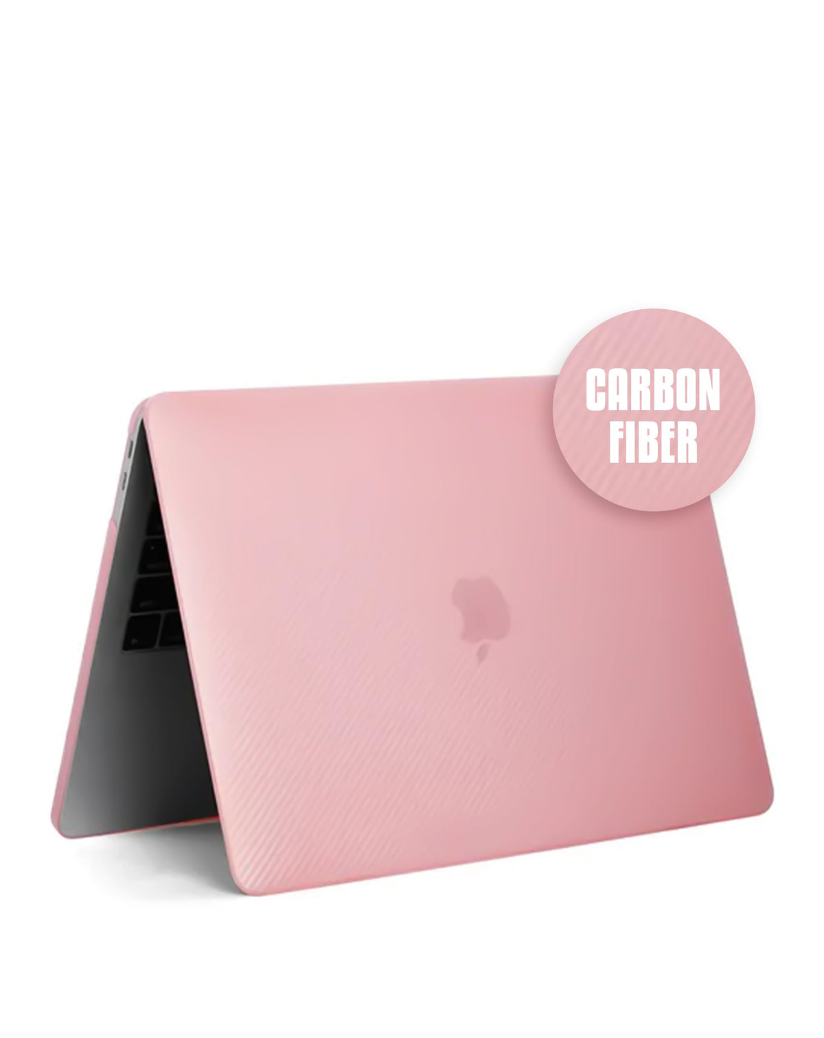 Carbon Fiber Protective Case for MacBook Pro 14.2" (A2442 / A2779) — Pink