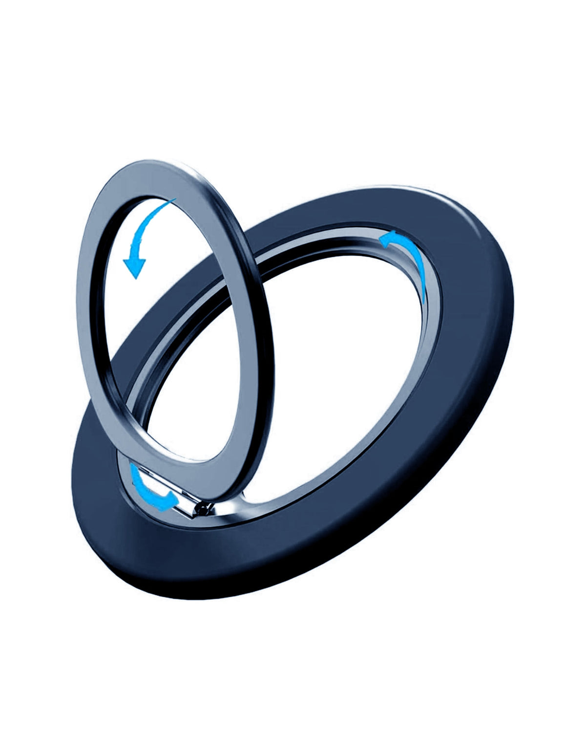 Universal Phone Bracket Foldable Ring Holder — Navy Blue