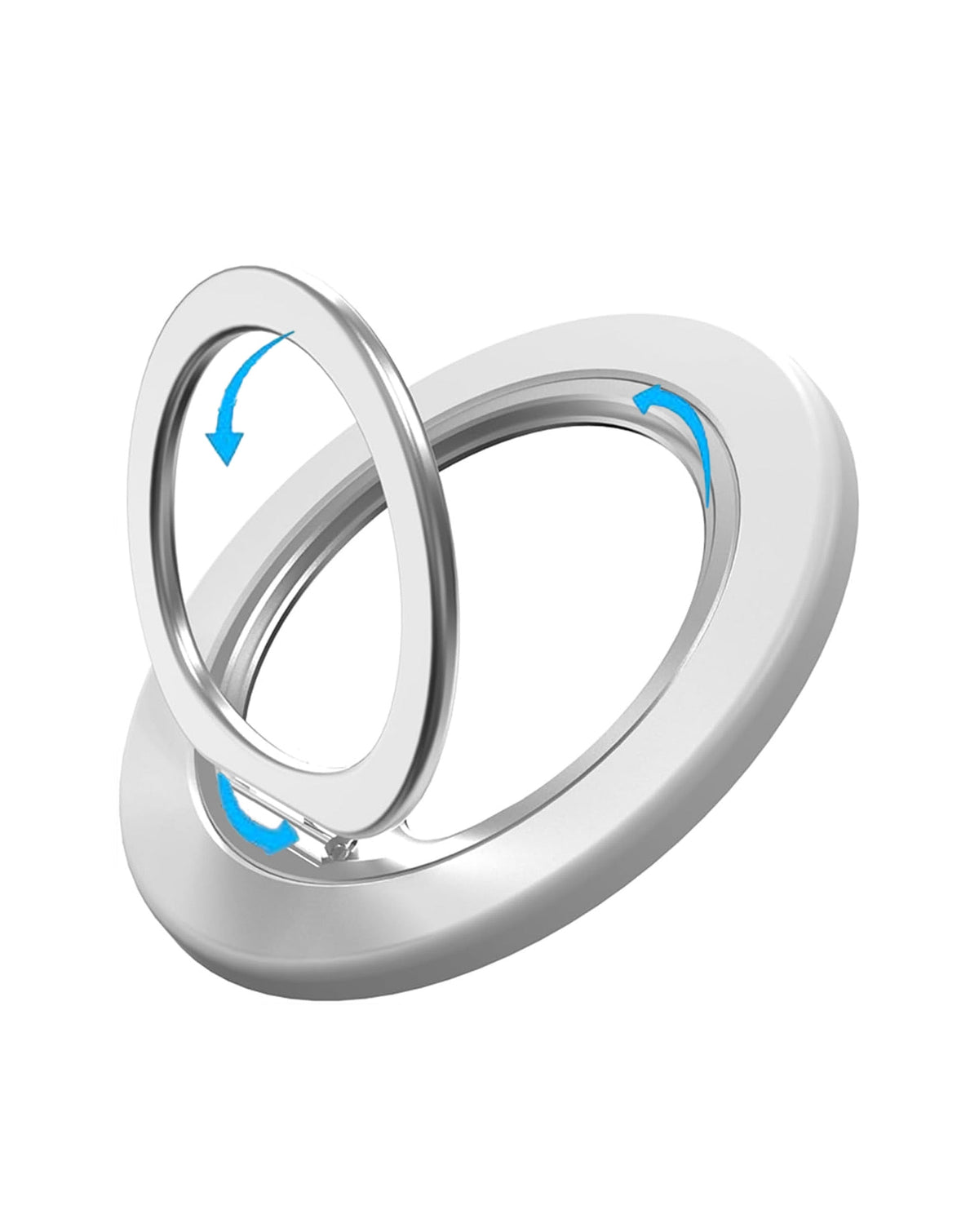 Universal Phone Bracket Foldable Ring Holder — White