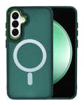 Magnetic Wireless Charging Case for Galaxy S26 FE — Dark Green
