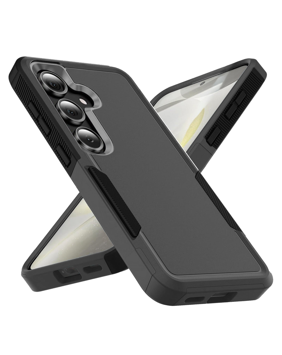 Dual Layers Shockproof Strong Case for Galaxy S26 FE — Black
