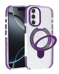 Magnetic Circle Stand with MagSafe Case for Galaxy S26 FE — Purple