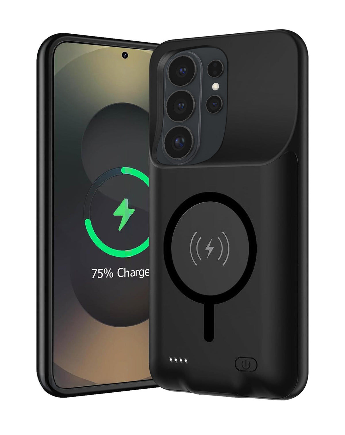 Slim Protective Wireless Charging Case for Galaxy S26 Ultra — 10,000mAh