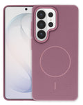 Magnetic Leather Soft Case for Galaxy S26 Ultra — Sunset Purple