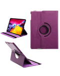 Universal 10" 360° Rotating Leather Case — Purple