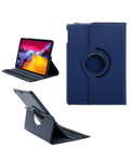 Universal 8" 360° Rotating Leather Case — Blue