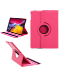 Universal 8" 360° Rotating Leather Case — Hot Pink