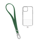 Silicone Braided Wrist Lanyard — 0.4 ft, Green