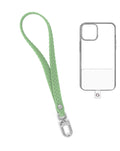 Silicone Braided Wrist Lanyard — 0.4 ft, Matcha Green