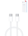 USB-C to USB-C Fast Charging Cable for iPhone, iPad & AirPods — 60W, 3 ft