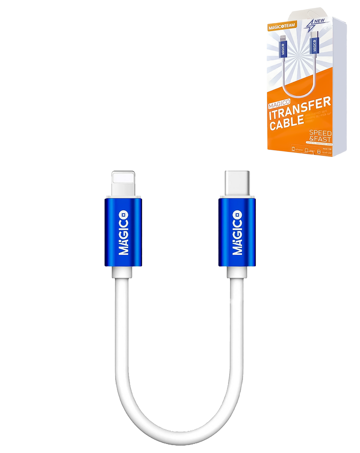 Magico Whole Device USB-C to Lightning Data Transfer Cable