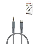 Silicone Wire USB-C to AUX — 3 ft