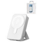 Foldable MagSafe Power Bank — 10,000mAh, 15W Wireless / 20W USB-C, White