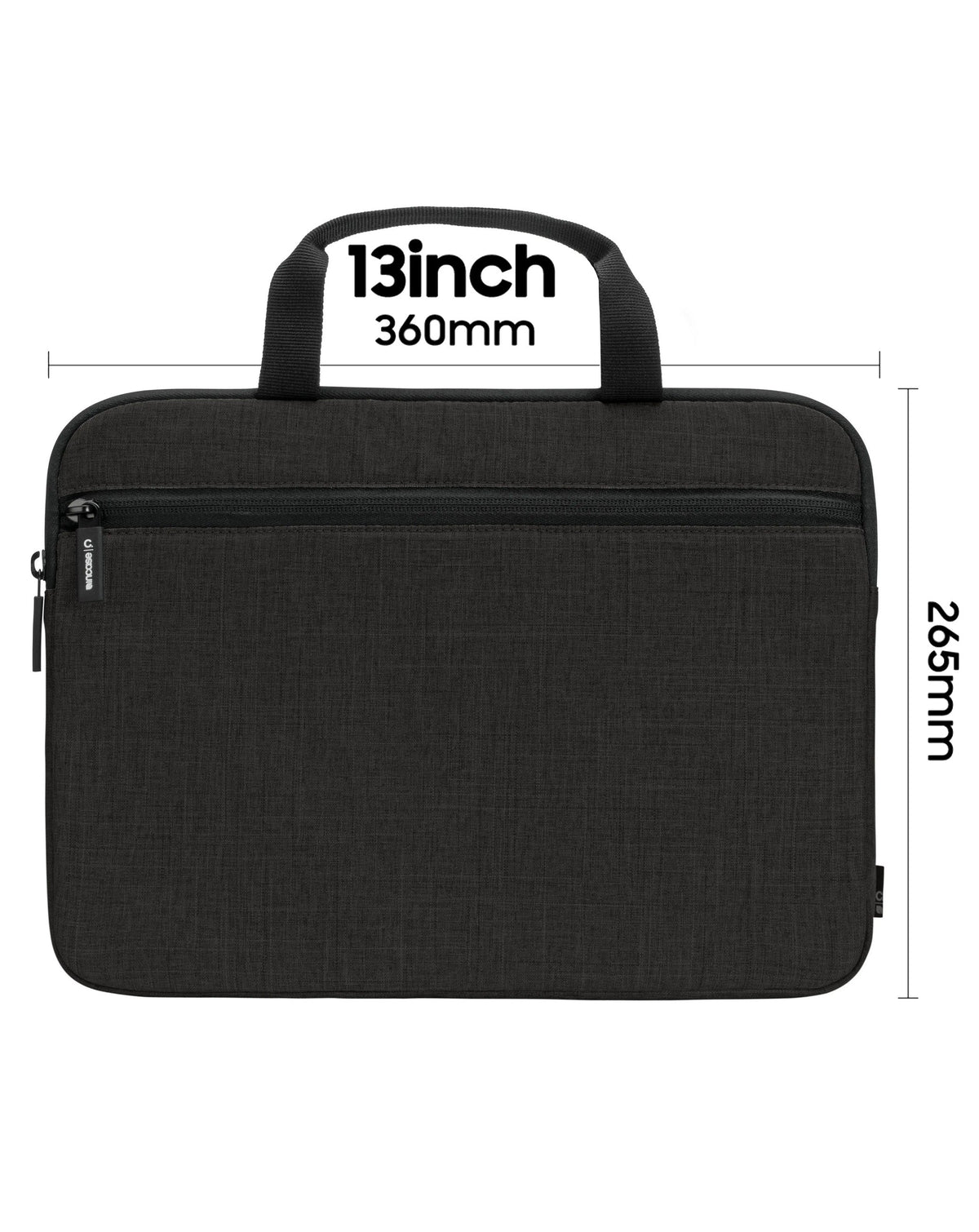 Incase Carry Zip Brief for 13" Laptops and Tablets — Graphite Black