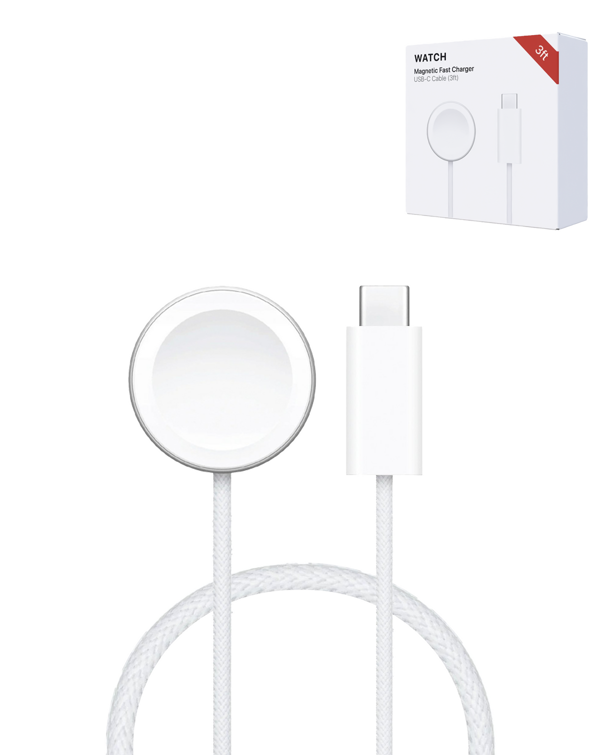 Apple Watch Magnetic Fast Charger — USB-C, 3 ft