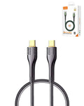 LDNIO LC651c USB-C to USB-C Fast Charging Cable — 100W, 3 ft, Gray