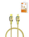 LDNIO LC881i USB-C to Lightning Fast Charging Cable — 30W, 3 ft, Gold