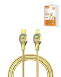 LDNIO LC882I USB-C to Lightning Fast Charging Cable — 30W, 6 ft, Gold