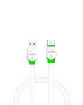 LDNIO LS33 USB-A to USB-C Cable for Quick Charge and Data Transfer — 12W, 6 ft, White