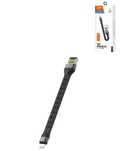 LDNIO LS50 USB-A to Lightning TPE Bracelet Charging Cable — 12W, 0.5 ft, Black