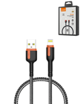 LDNIO LS531 USB-A to Lightning Fast Charging Cable — 12W, 3 ft, Gray