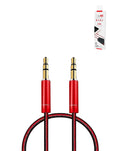 LDNIO LYS01 AUX to AUX Cable — 3 ft, Red
