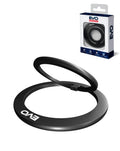 EVO MO1 Magnetic Phone Ring Compatible with Wireless Charging — Black