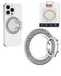 EVO PO1 Magnetic Phone Ring Compatible with Wireless Charging — Silver