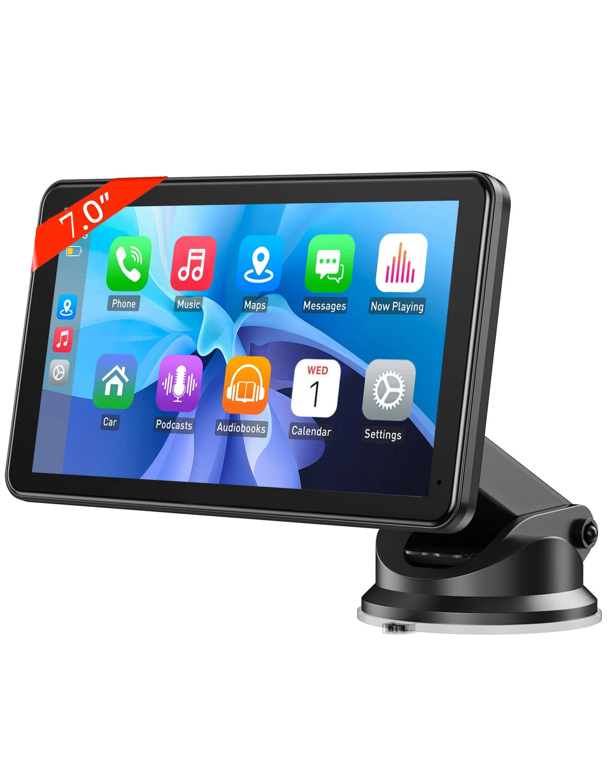 7" USB-C Interface for CarPlay and Android Auto