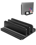 Aluminum Vertical Laptop Stand — Black